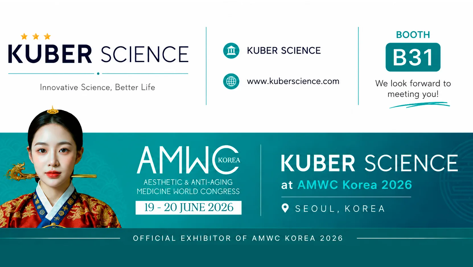 KUBER SCIENCE en AMWC Korea 2026
