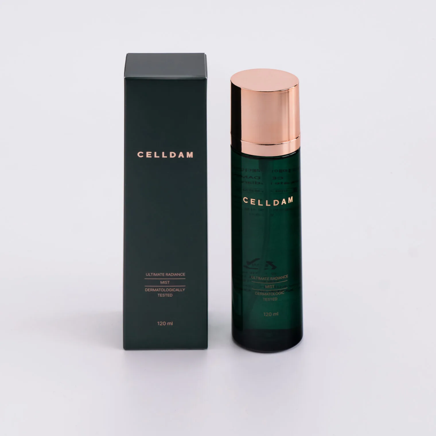 Celldam Ultimate Radiance Mist, cosmética post-tratamiento distribuido por ELMED en Colombia