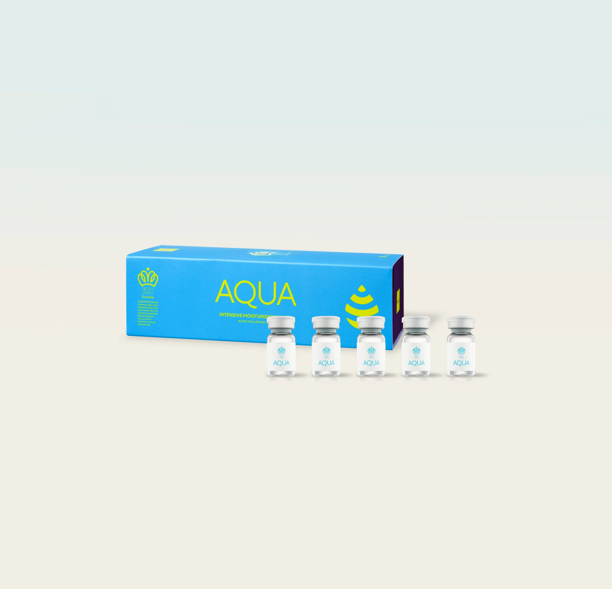 QUEENDOES Essential Aqua Serum, cosmético distribuido por ELMED en Colombia
