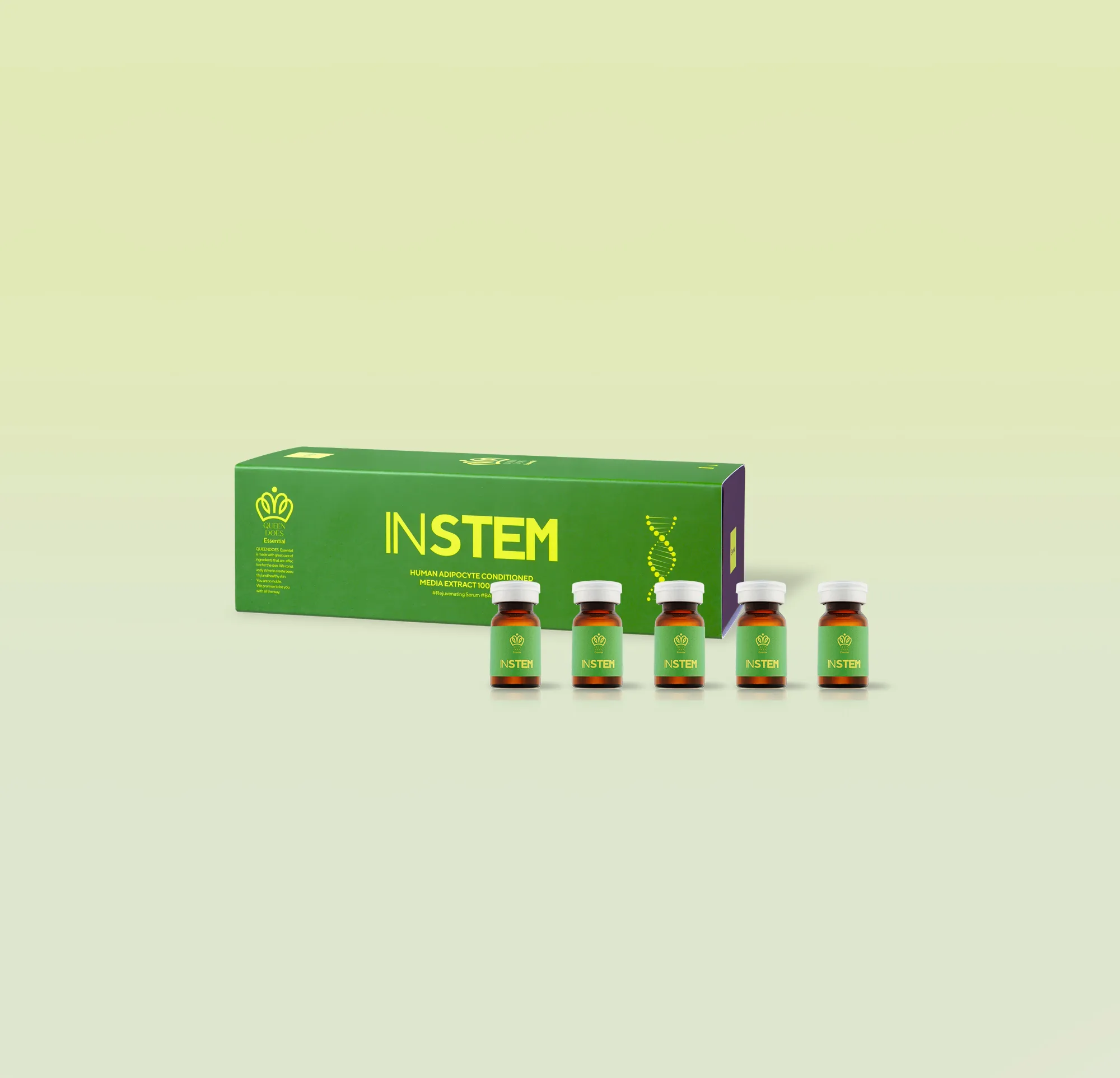 QUEENDOES Essential INSTEM Serum, cosmético distribuido por ELMED en Colombia
